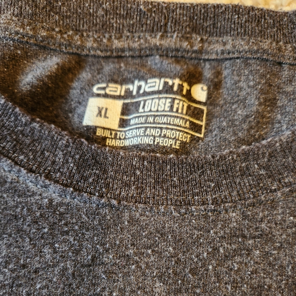 Carhartt heavy-duty long-sleeve shirt - men's size XL - Picture 2 of 6